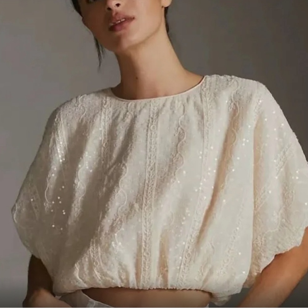 Endless Rose Sequined Bubble Top